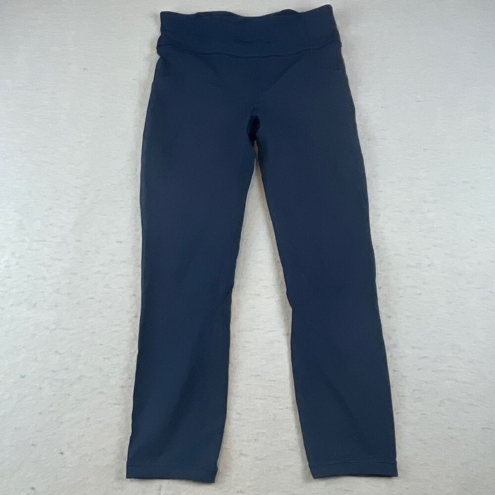 lululemon Wunder Train High-Rise Womens Sz 6 Tight Leggings Navy Blue